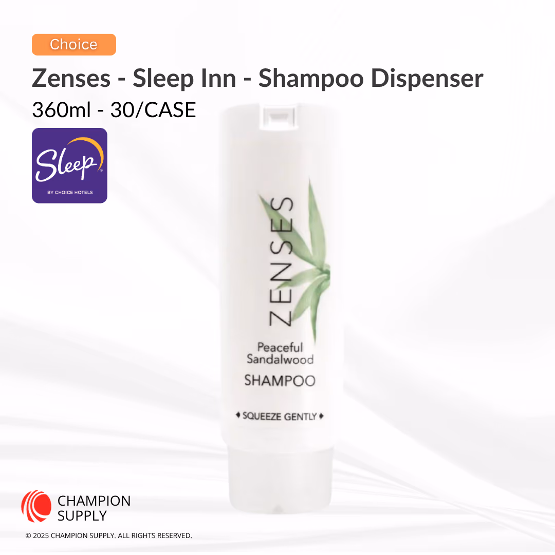 Sleep Inn Zenses SmartCare Shampoo 360ml, Case of 30